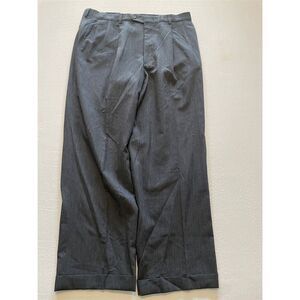 Men's Classic Gray Dress Pants - Tailored Straight Leg